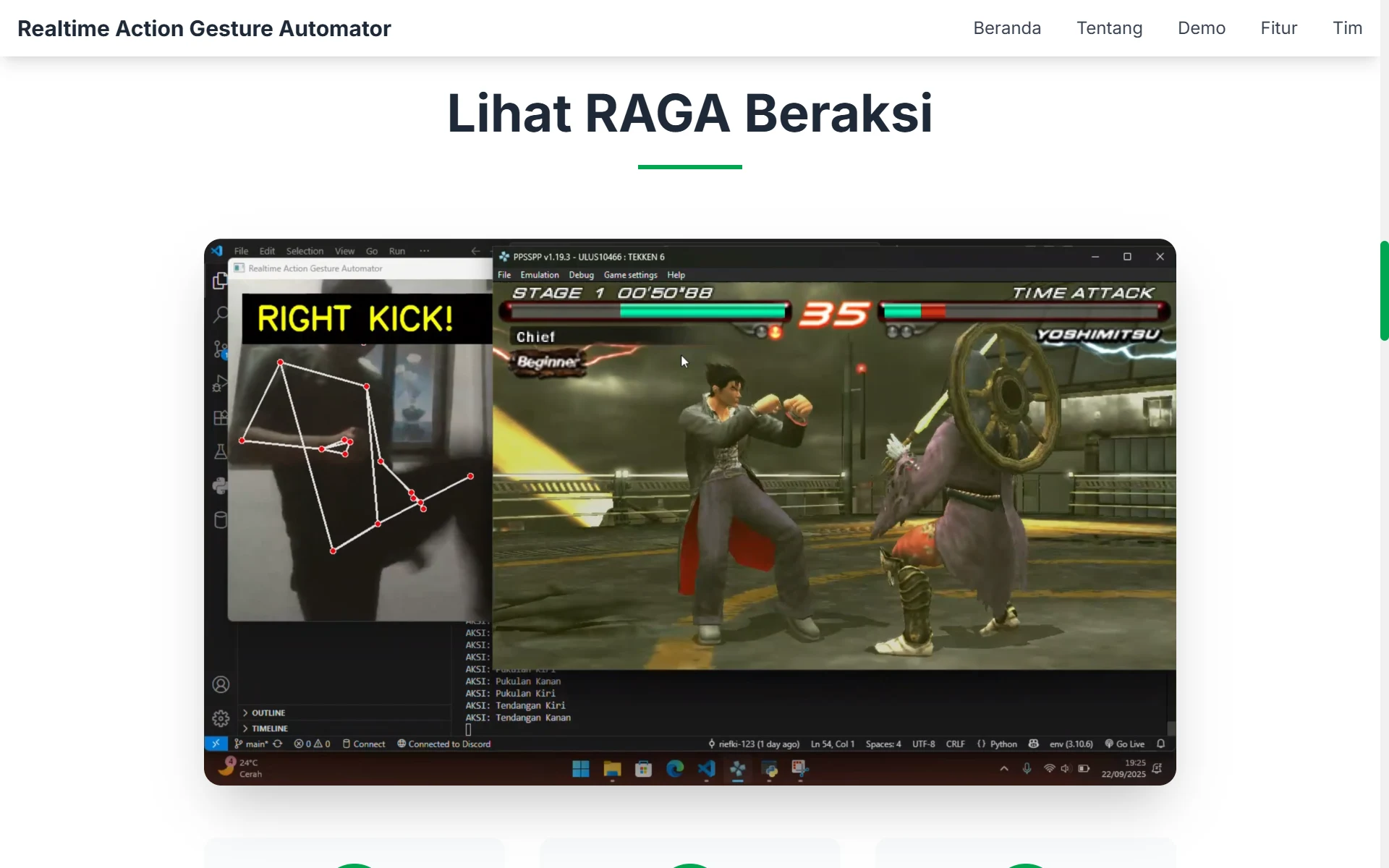 RAGA (Action Gesture Automator)