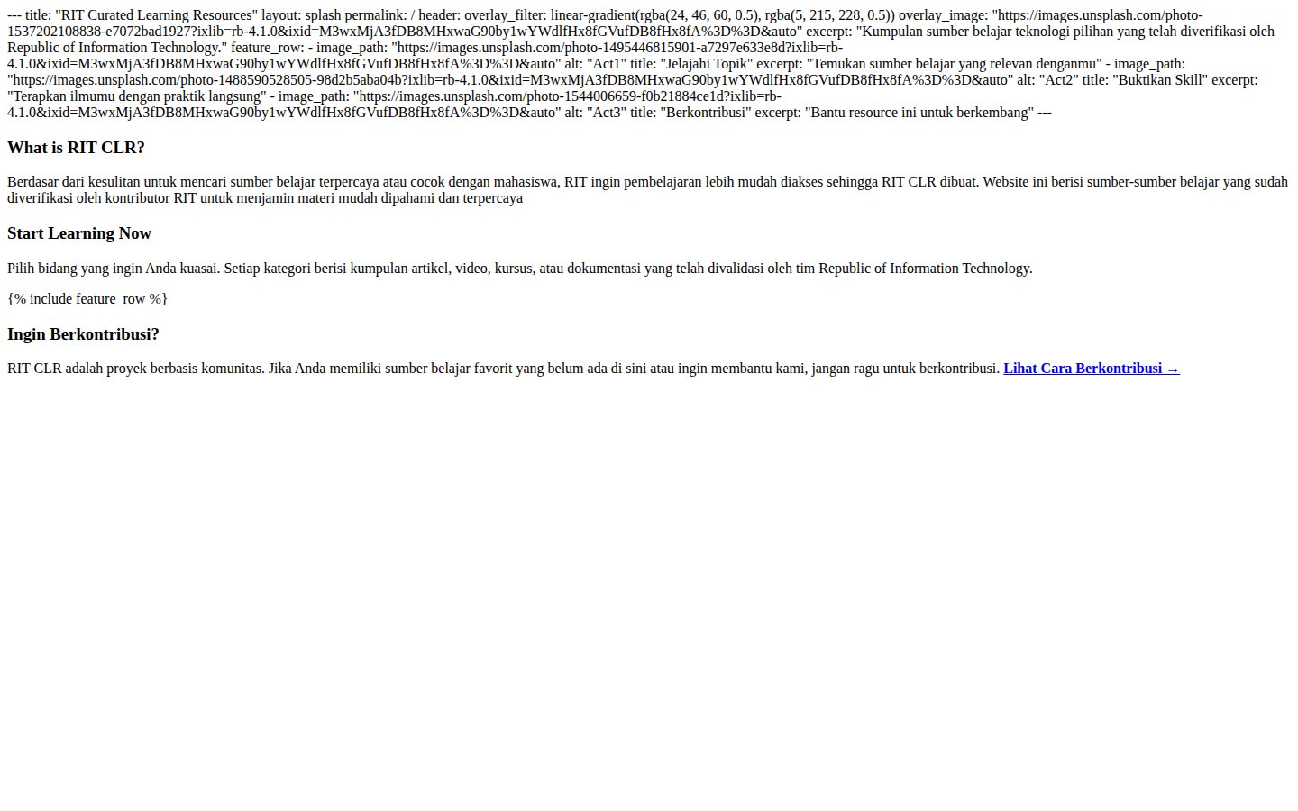Katalog Modul Belajar & Roadmap Teknologi