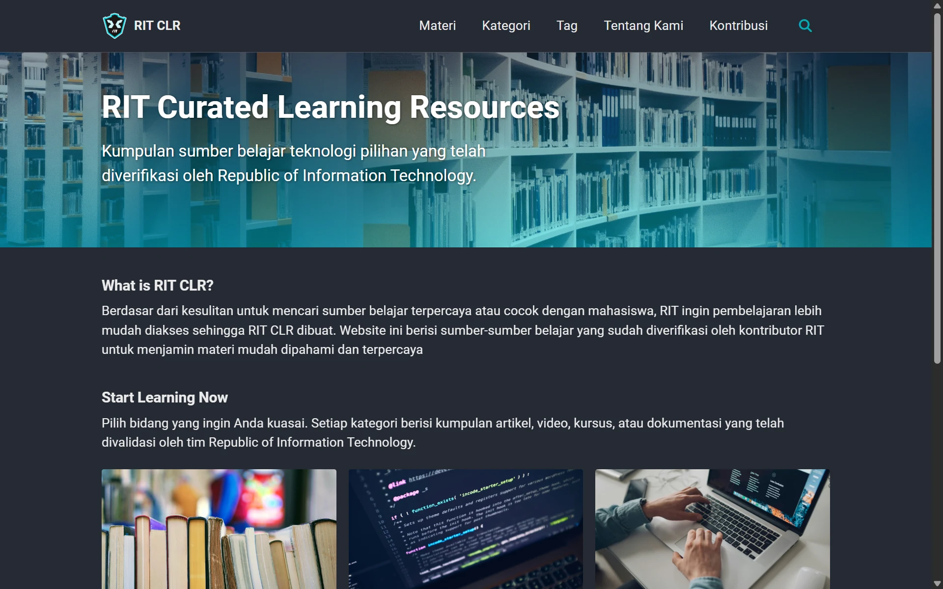 RIT Curated Learning Resources